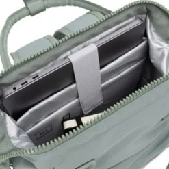 New Rebels Valor Weverly School / Werktas Rugzak - 9,5L – Stevig 900D Polyester - 4 Compartimenten Laptopvak 14” - Waterafstotend Sage Green
