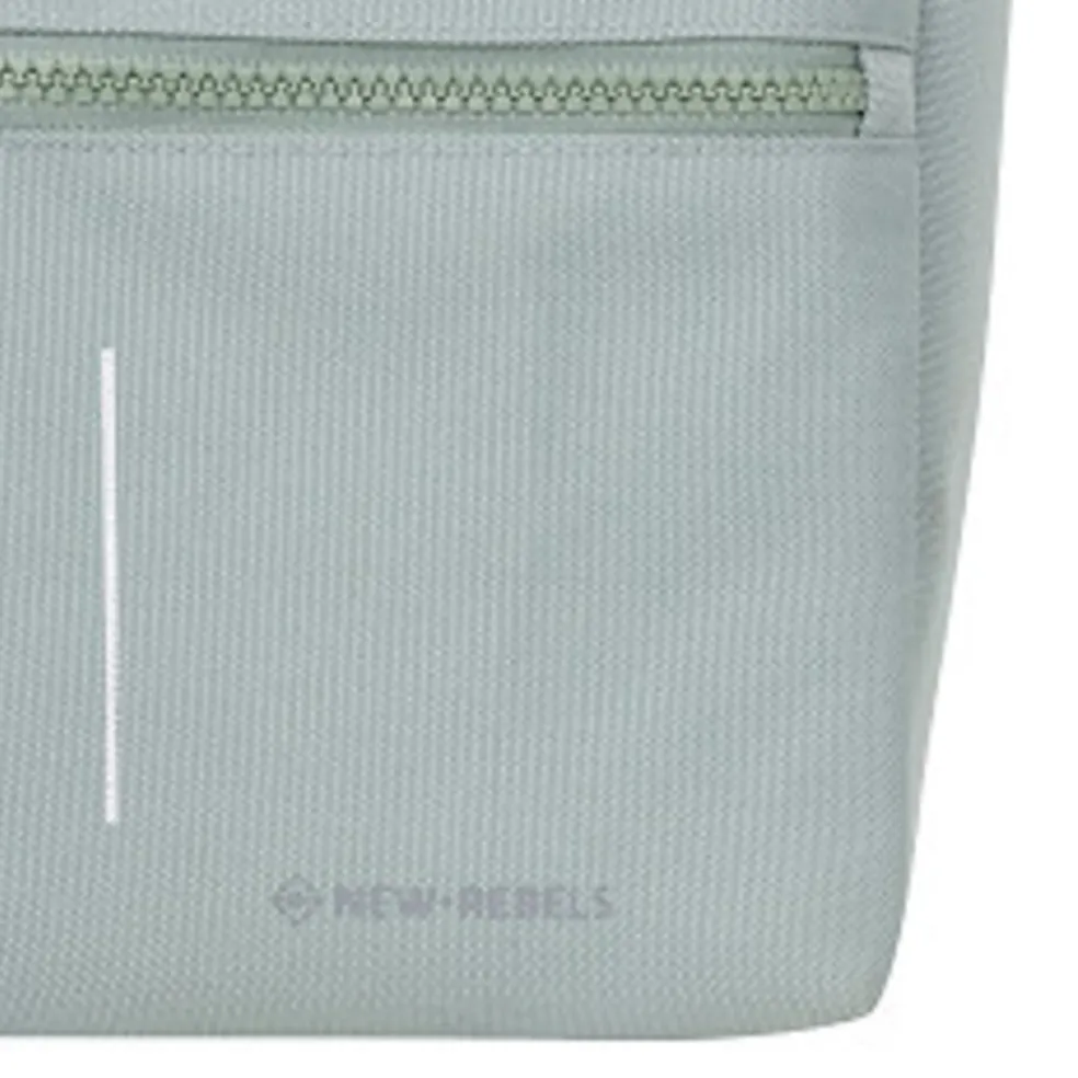 New Rebels Valor Weverly School / Werktas Rugzak - 9,5L – Stevig 900D Polyester - 4 Compartimenten Laptopvak 14” - Waterafstotend Sage Green