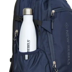 New Rebels Vince Baldwin Navy Blauw 33L Rugtas Waterafstotend Laptop 15.6