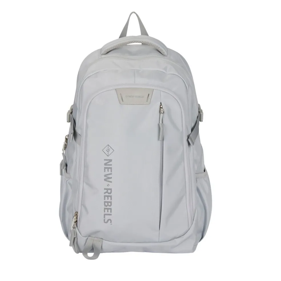 New Rebels Vince Gilbert Lichtgrijs 27L Rugtas Waterafstotend Laptop 15.6"