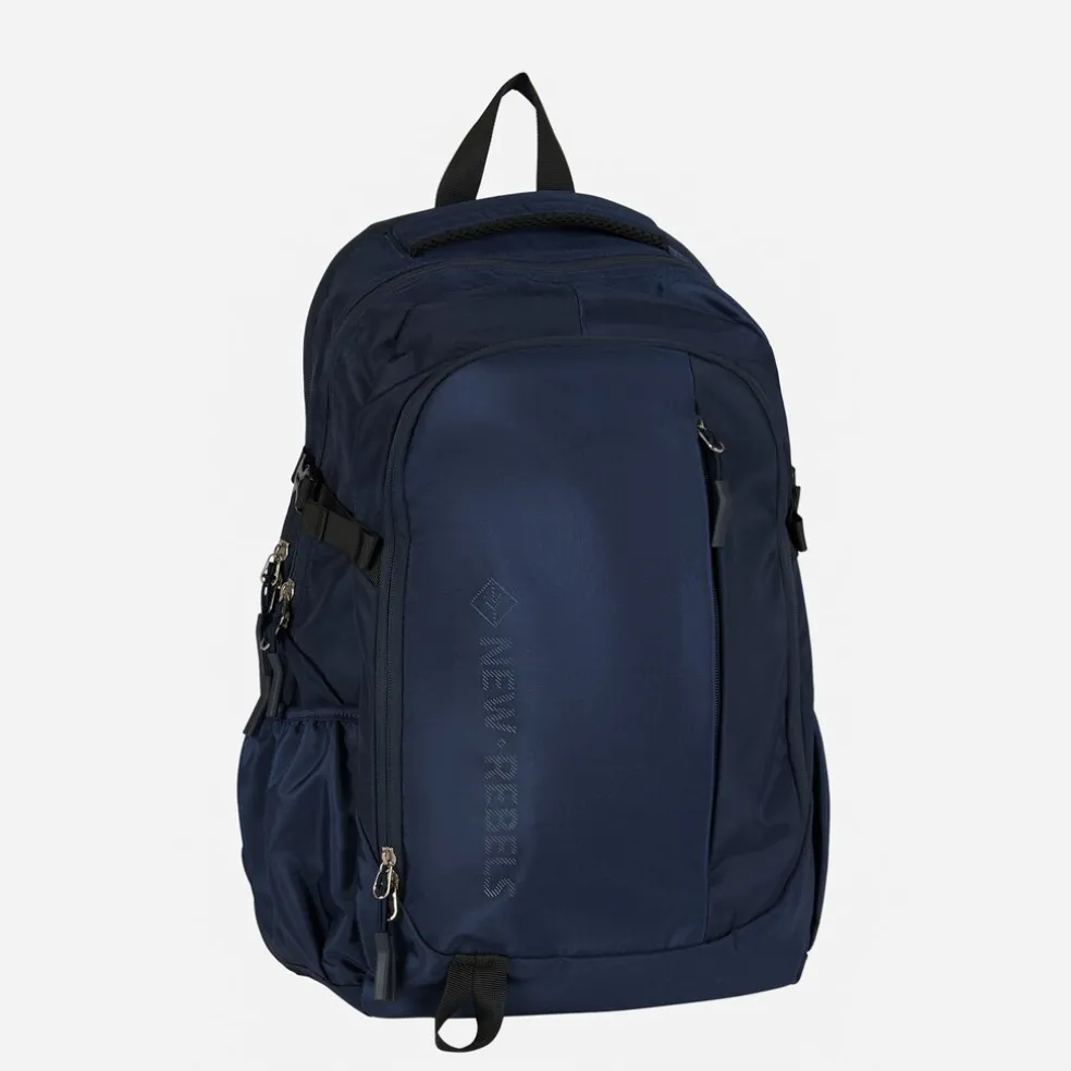 New Rebels Vince Gilbert Navy Blauw 27L Rugtas Waterafstotend Laptop 15.6"