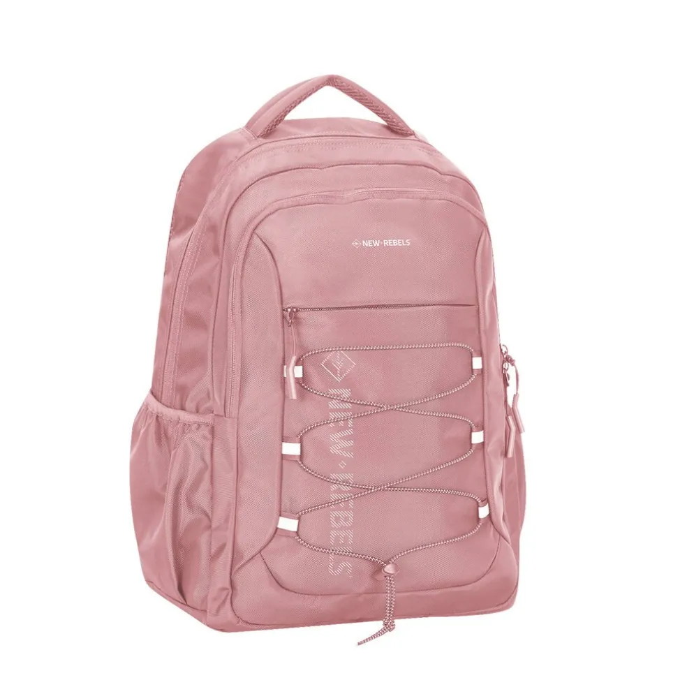 New Rebels Vince Leander Roze 27L Rugtas Waterafstotend Laptop 14"