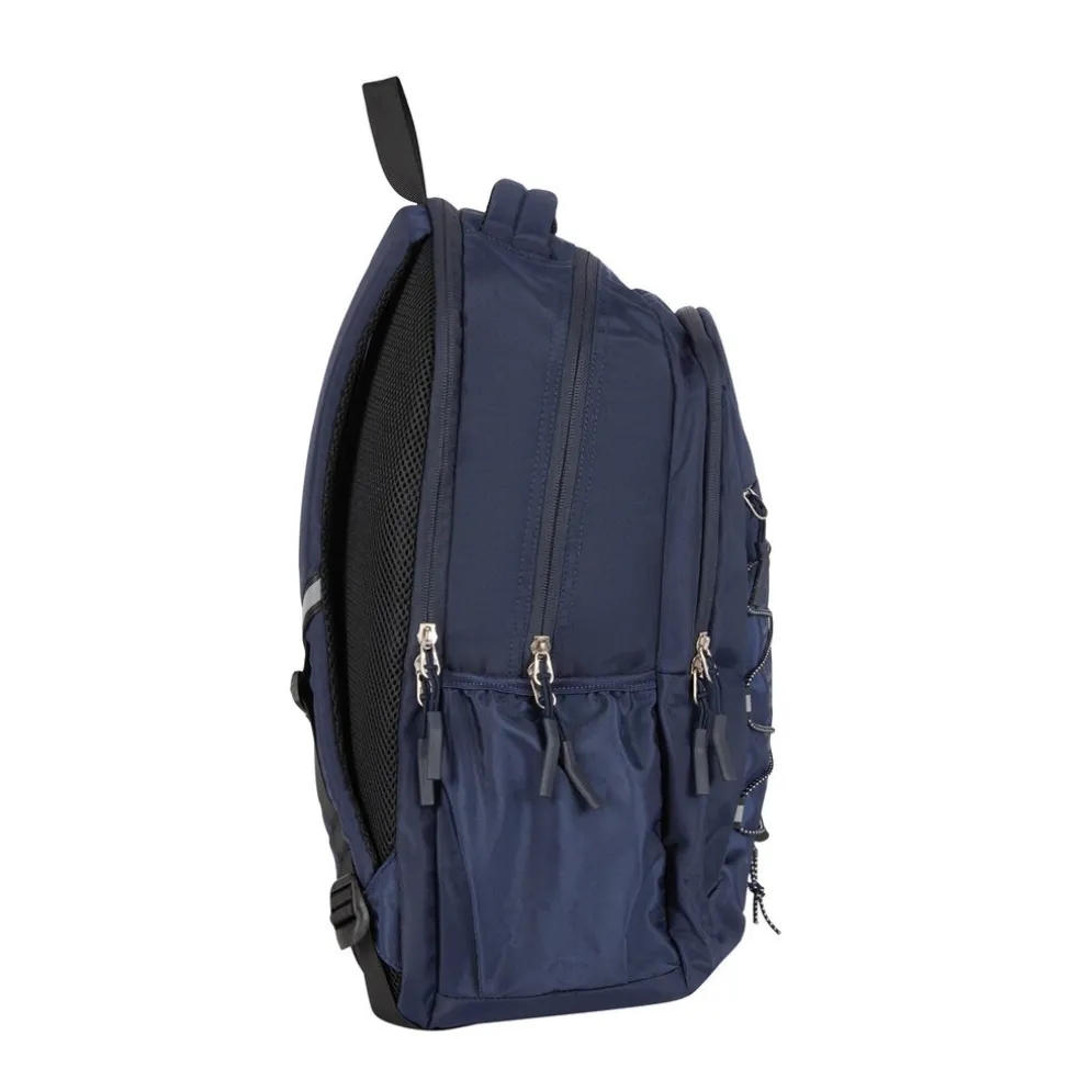 New Rebels Vince Leander Navy Blauw 27L Rugtas Waterafstotend Laptop 14"
