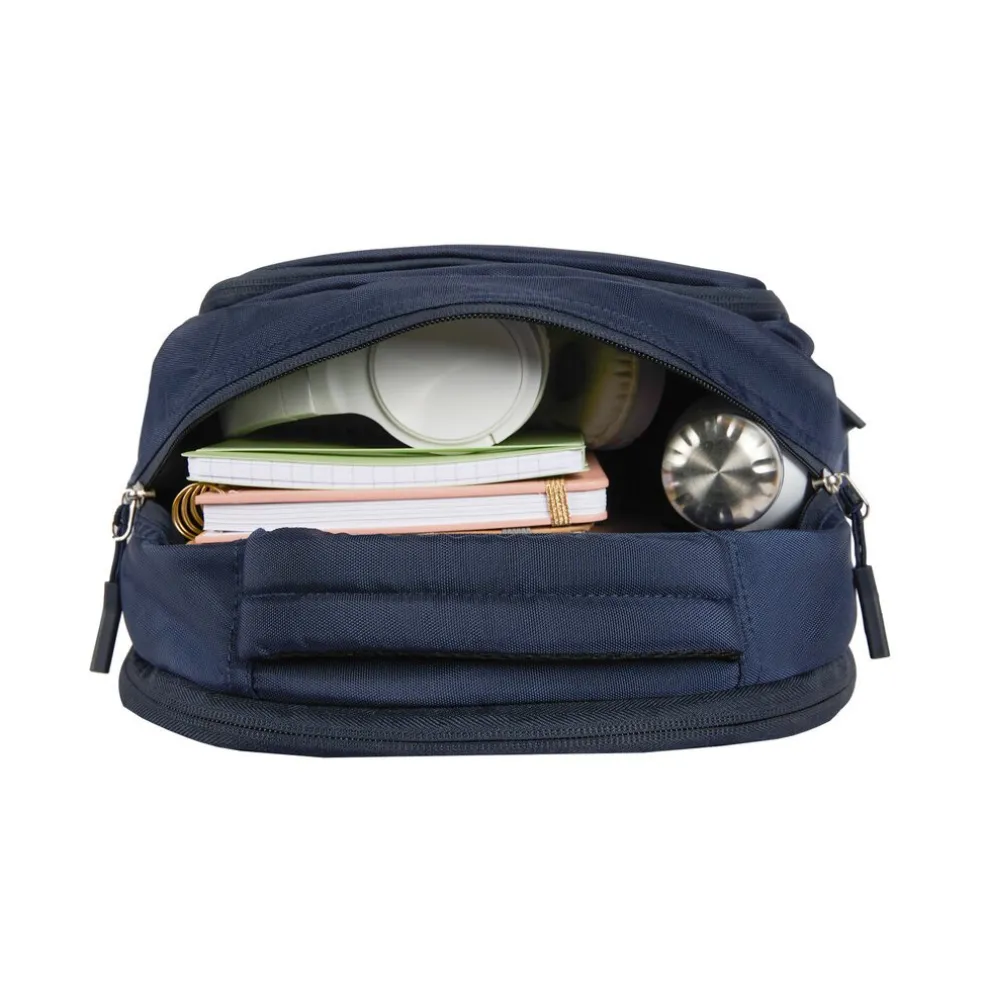 New Rebels Vince Leander Navy Blauw 27L Rugtas Waterafstotend Laptop 14"