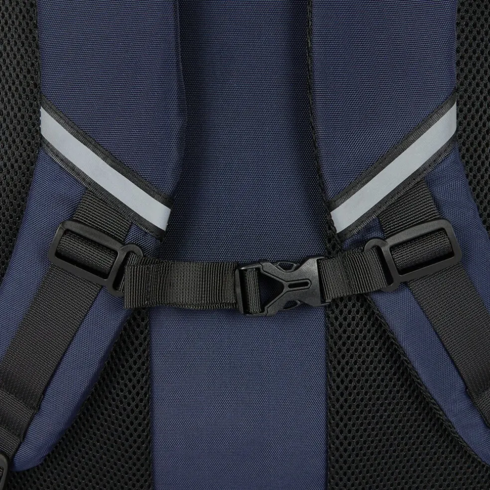 New Rebels Vince Leander Navy Blauw 27L Rugtas Waterafstotend Laptop 14"
