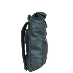 New Rebels William Baltimore Metallic Groen 13L Rolltop Rugzak Waterafstotend Laptop 14"