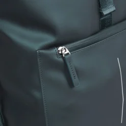 New Rebels William Baltimore Metallic Groen 13L Rolltop Rugzak Waterafstotend Laptop 14