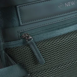 New Rebels William Baltimore Metallic Groen 13L Rolltop Rugzak Waterafstotend Laptop 14
