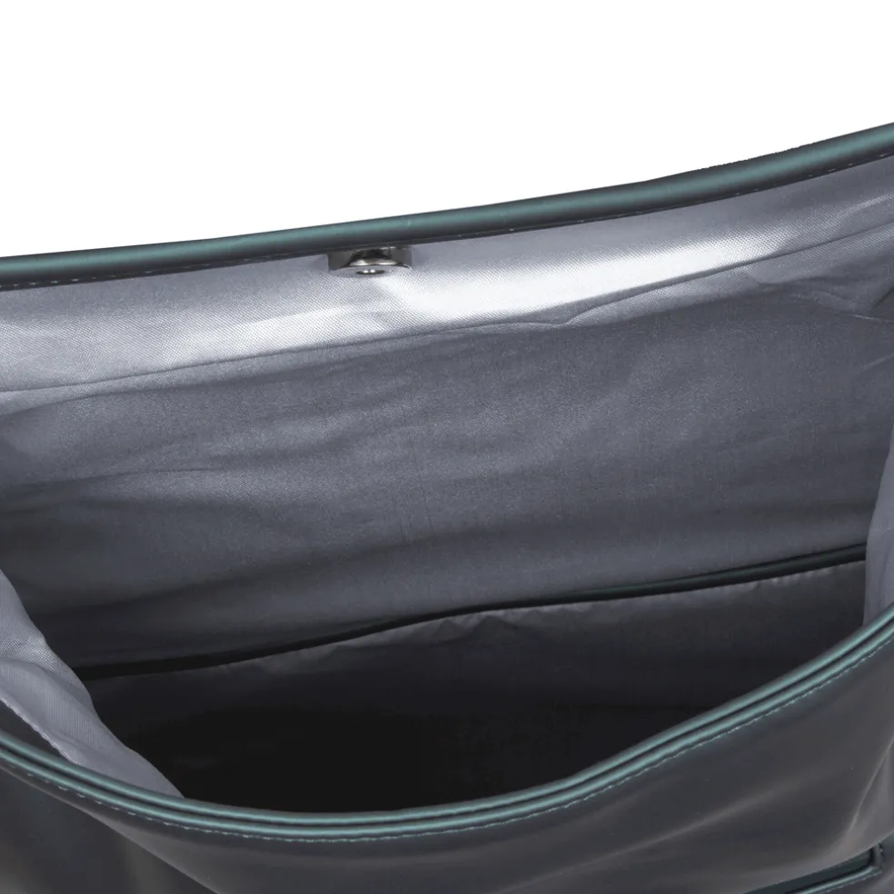 New Rebels William Baltimore Metallic Groen 13L Rolltop Rugzak Waterafstotend Laptop 14"