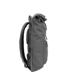 New Rebels William Baltimore Antraciet 13L Rolltop Rugzak Waterafstotend Laptop 14"