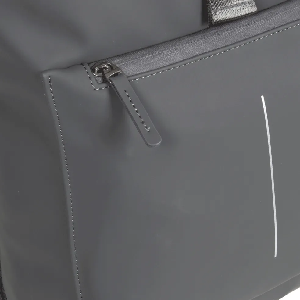 New Rebels William Baltimore Antraciet 13L Rolltop Rugzak Waterafstotend Laptop 14"