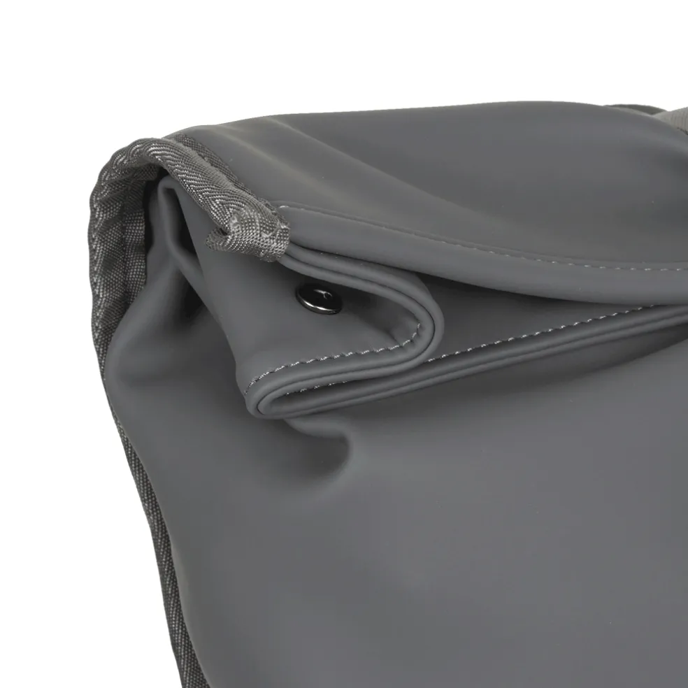 New Rebels William Baltimore Antraciet 13L Rolltop Rugzak Waterafstotend Laptop 14"