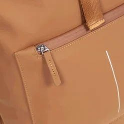 New Rebels William Baltimore Cognac 13L Rolltop Rugzak Waterafstotend Laptop 14