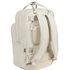 New Rebels William Milwaukee 18 L Laptoprugzak – Waterafstotend PU, Geschikt voor 15,6″ Laptop – Beige