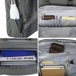New Rebels William Milwaukee Antraciet 18L Rugzak Waterafstotend Laptop 15.6