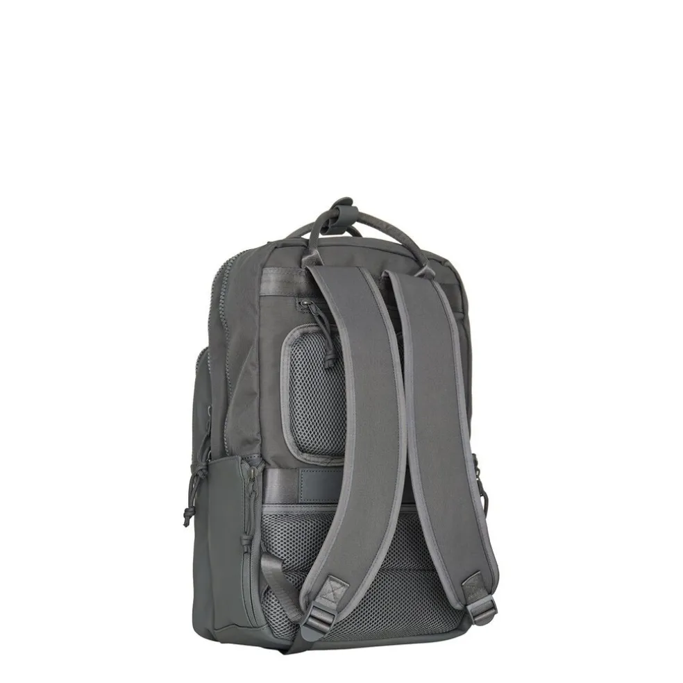 New Rebels William Milwaukee Antraciet 18L Rugzak Waterafstotend Laptop 15.6"