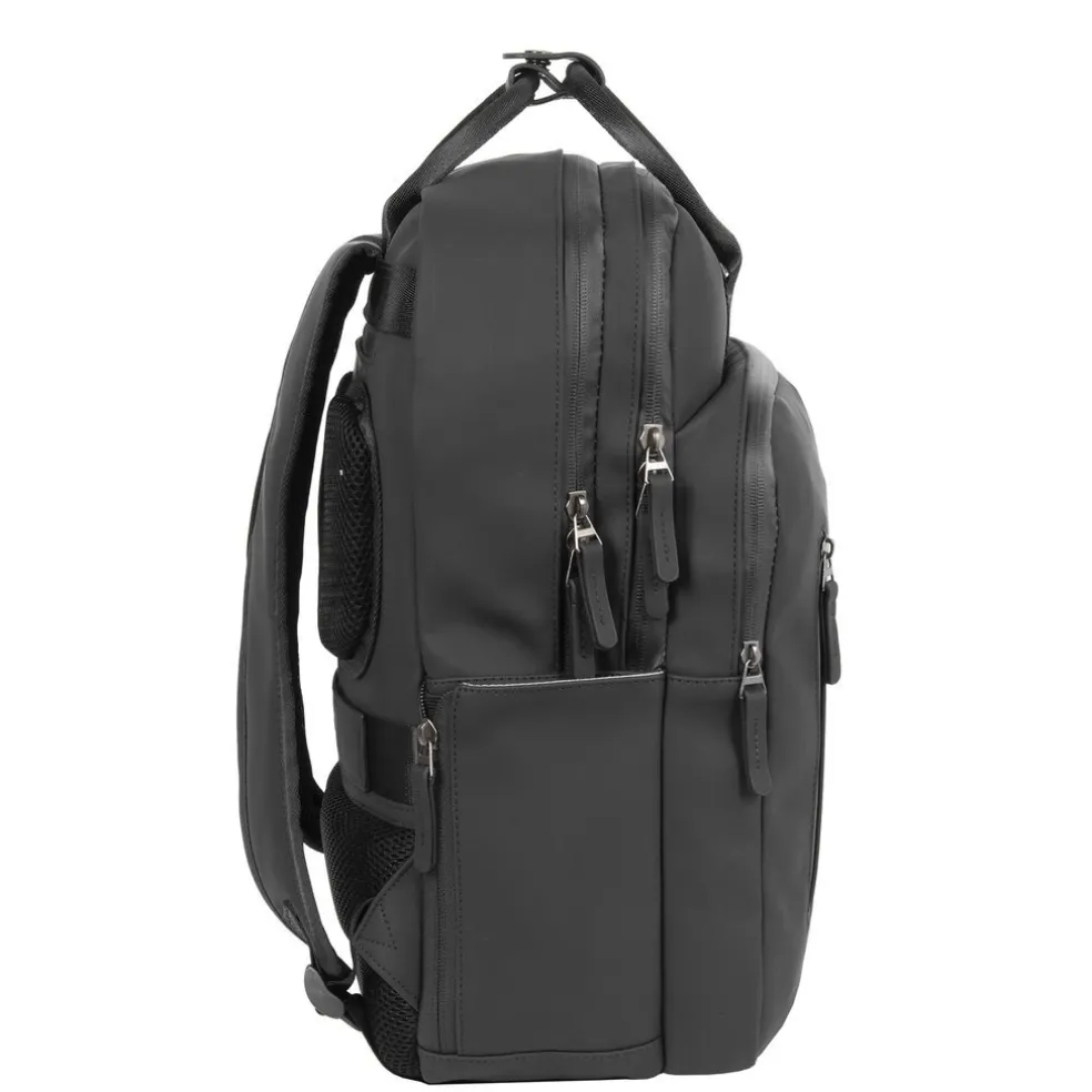 New Rebels William Milwaukee Zwart 18L Rugzak Waterafstotend Laptop 15.6"