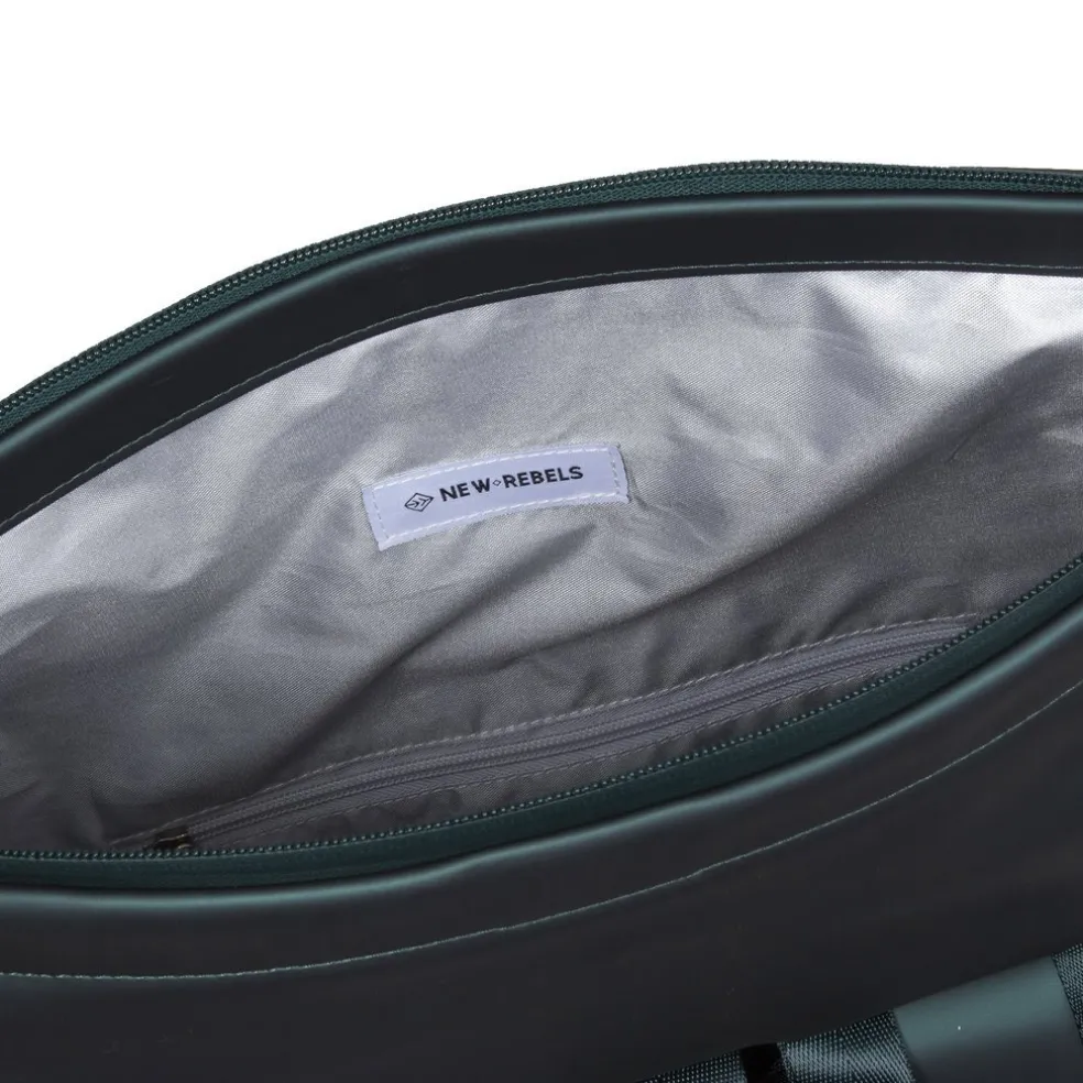 New Rebels William Riverside Metallic Green 19L Rugzak Waterafstotend Laptop 15.6"