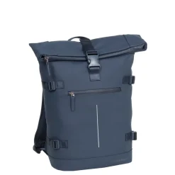 New Rebels William Riverside Navy 19L Rugzak Waterafstotend Laptop 15.6"