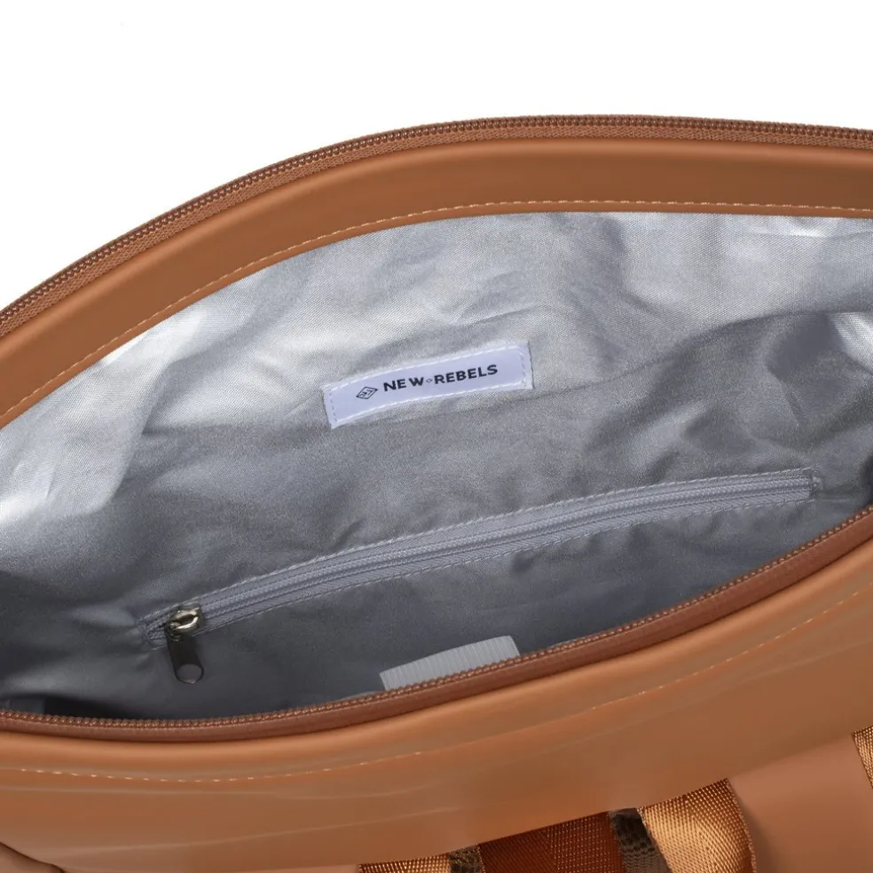 New Rebels William Riverside Cognac 19L Rugzak Waterafstotend Laptop 15.6"