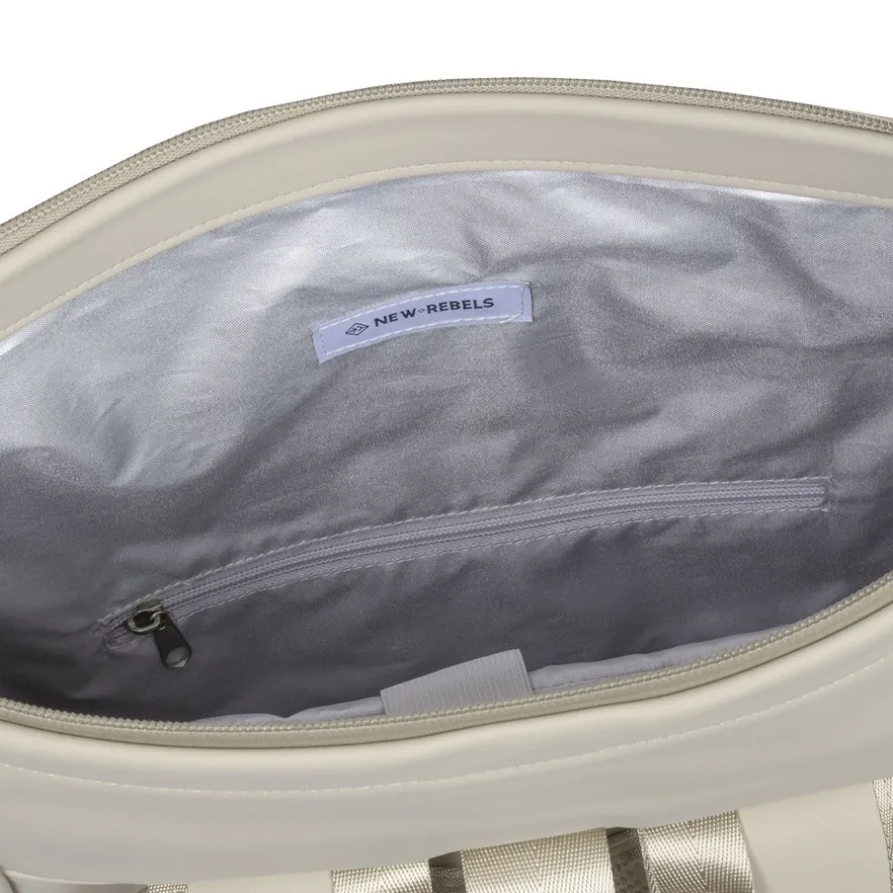 New Rebels William Riverside Beige 19L Rugzak Waterafstotend Laptop 15.6"