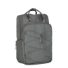 Trondheim Rugzak – Laptop Rugtas 15,6 inch – Schooltas & Werktas – Waterafstotend – 18L – Nylon/PU Antraciet