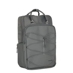 Trondheim Rugzak – Laptop Rugtas 15,6 inch – Schooltas & Werktas – Waterafstotend – 18L – Nylon/PU Antraciet